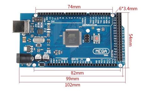 arduino mega 2560 dimensions|Arduino Mega 2560 .